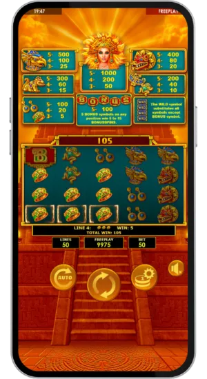 Bonus Symbol Spin Total Win 105