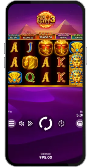 Main Game Spin in Progress