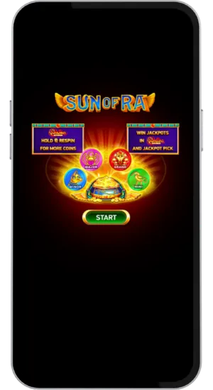 Sun of Ra Start Screen