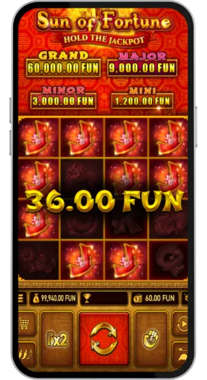 Winning Spin Total 36 FUN
