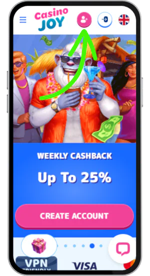 CasinoJoy Go to the official website