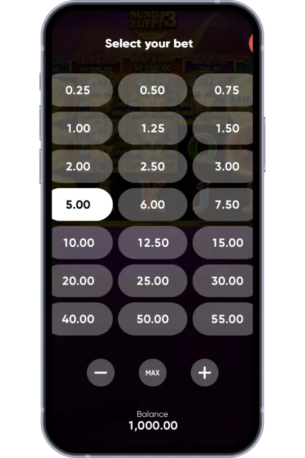 Sun of Egypt 3 slot – Reels spinning during base game