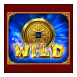 Golden coin wild symbol